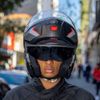 NOLAN N90-3 LIGHTHOUSE PRETO VERMELHO CINZA FOSCO -52-